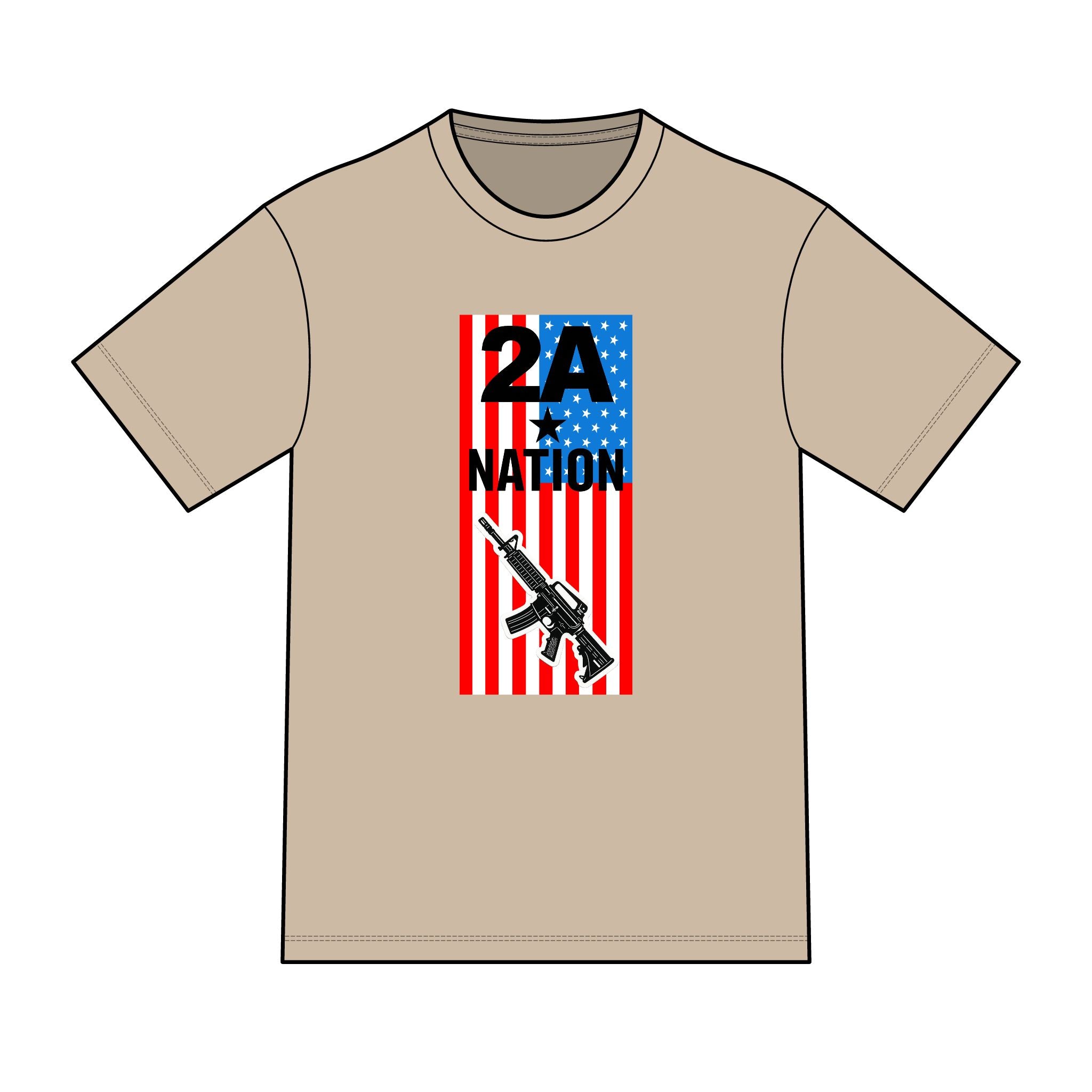 2A Nation – Freedom Flag Tee
