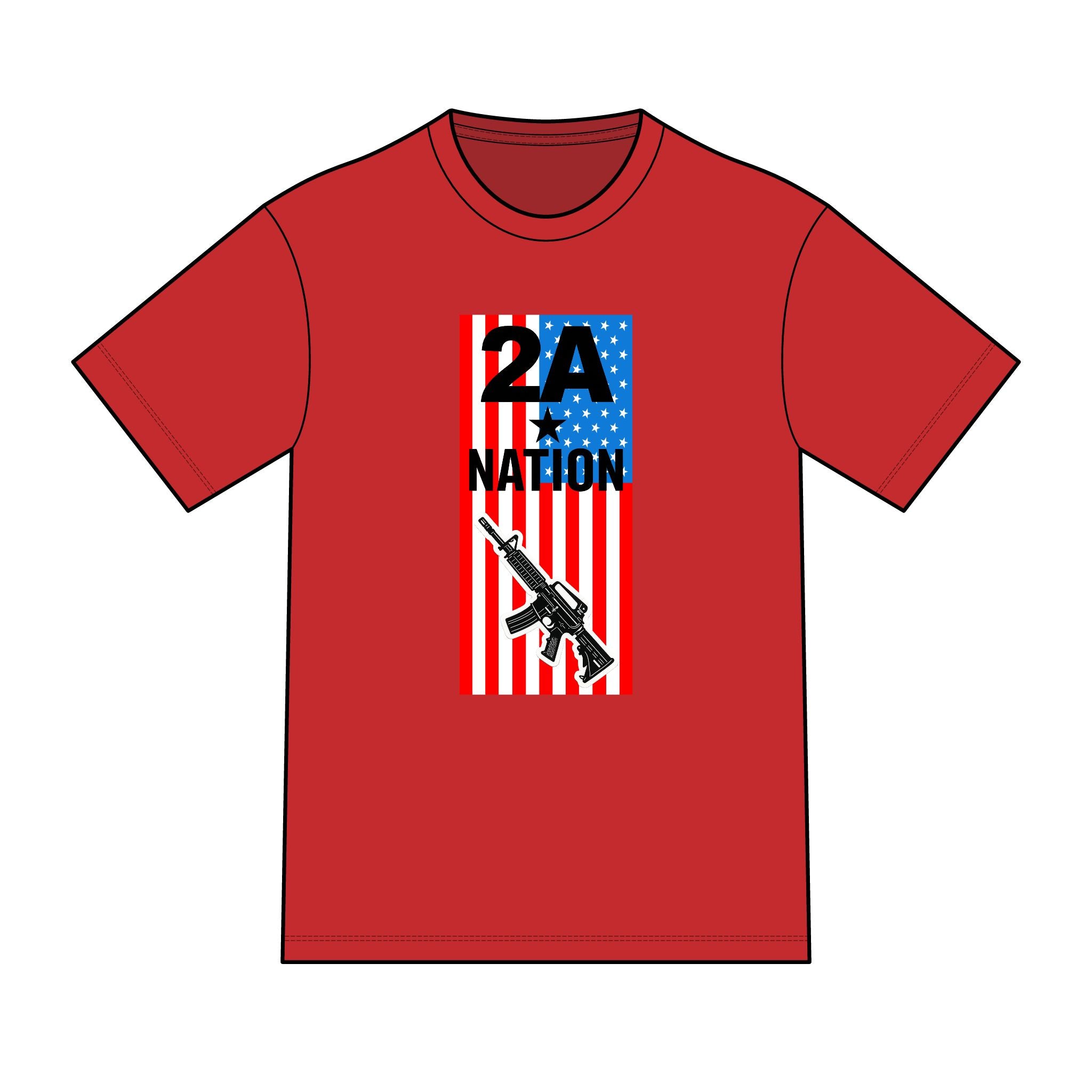 2A Nation – Freedom Flag Tee
