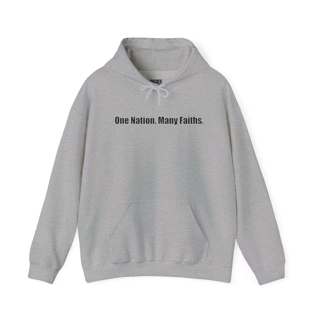 One Nation. Many Faiths. Hoodie