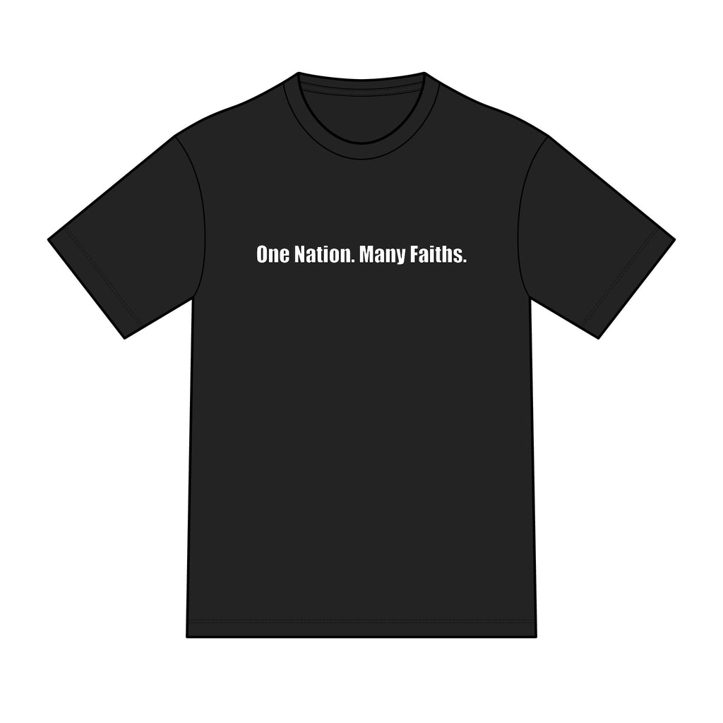 One Nation. Many Faiths. Tee
